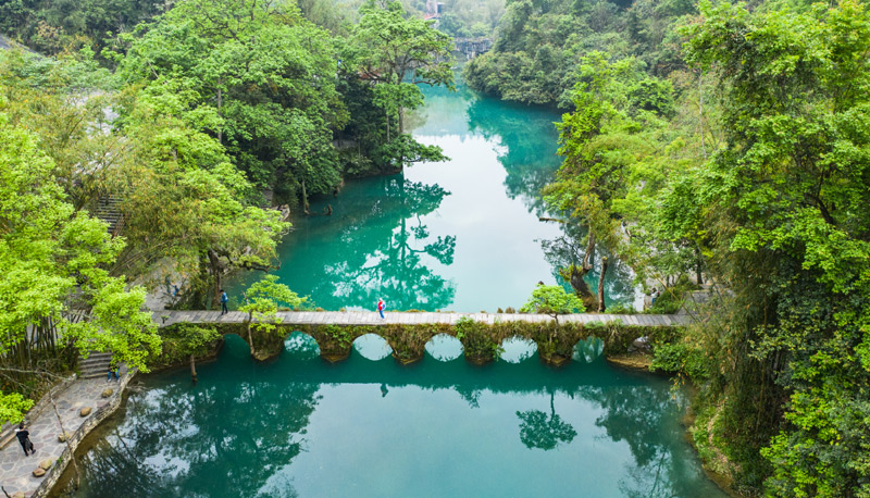 荔波县小七孔景区风光